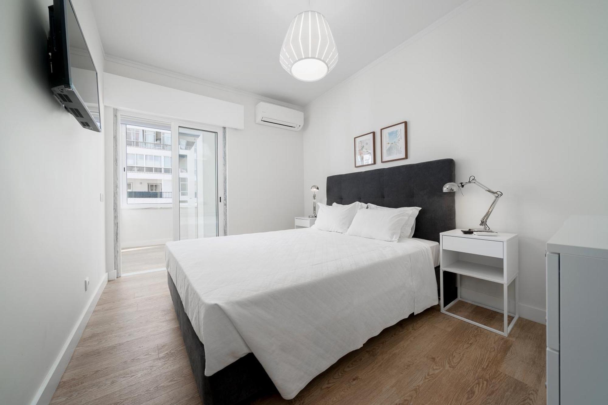 Al - Apartamento Egas Moniz Quarteira Bagian luar foto